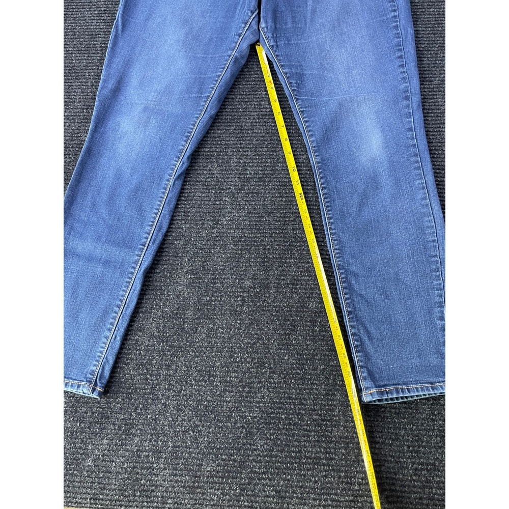 Denizen from Levis Modern Skinny Jeans Blue Medium Wash Denim Womens 12 Regular - Picture 4 of 9